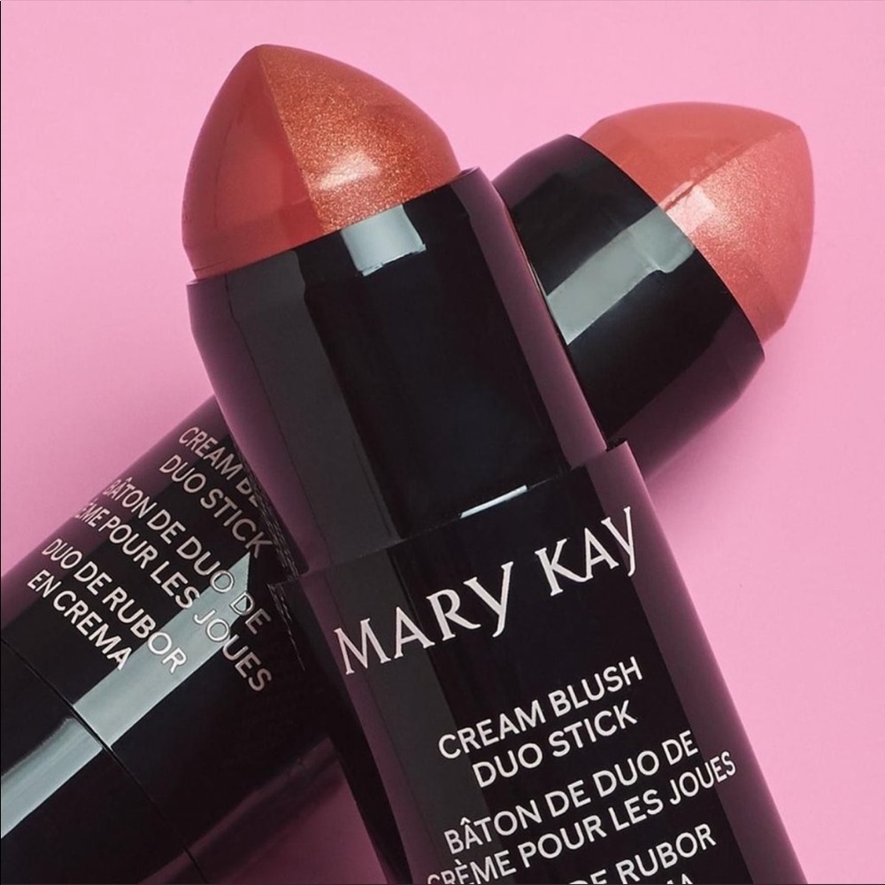 Mary Kay Cream Blush Duo Stick - Limited Edition - Pink & Glimmer
